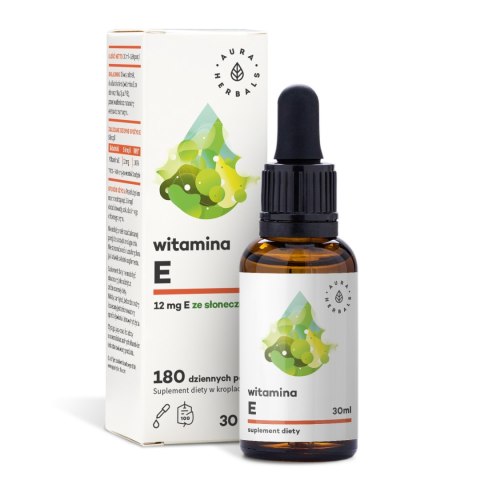 AURA HERBALS AURA HERBALS Witamina E Forte krople 30 ml