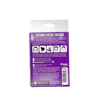 BEAUTY FORMULAS BEAUTY FORMULAS Retinol Przeciwstarzeniowe płatki pod oczy z retinolem 1 op. - 6 par