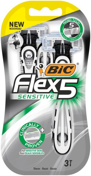 BIC BIC Maszynka do golenia Flex 5 Sensitive 1 op. - 3szt