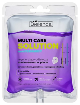 BIELENDA BIELENDA Multi ceramidy Maska-serum w płacie regenerująco - odżywcza