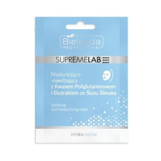 BIELENDA PROFESSIONAL BIELENDA PROFESSIONAL Supremelab Hydra Glow Maska kojąco - nawilżająca do twarzy - w płacie