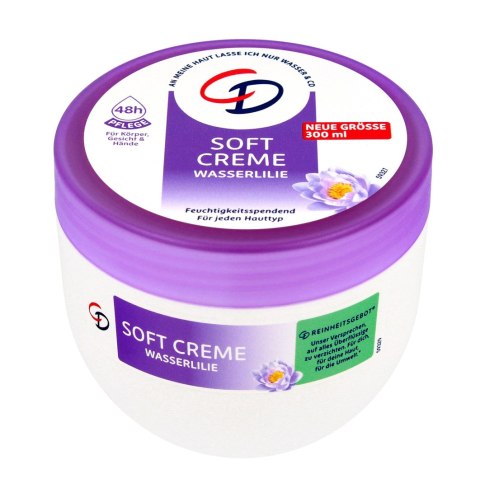 CD CD Krem nawilżający do ciała Lilia wodna 300 ml