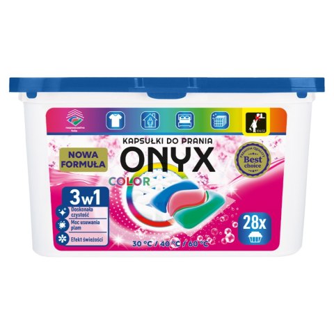 CHEMIA R. ONYX Color Kapsułki do prania 3w1 (28 prań )