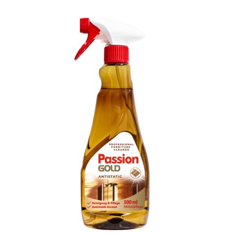 CHEMIA R. PASSION GOLD Płyn do czyszczenia mebli w sprayu Antistatic 500 ml