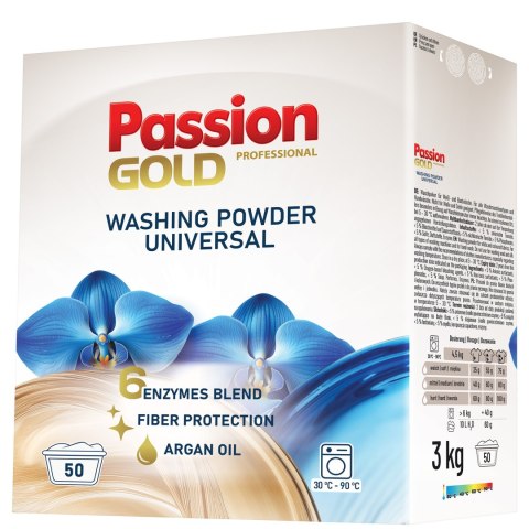 CHEMIA R. PASSION GOLD Professional Proszek do prania Uniwersalny 3 kg