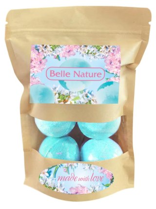 CHLAPU CHLAP BELLE NATURE Musujące Kule do kąpieli - Wiosenny Jaśmin 1op.-(6x50g)