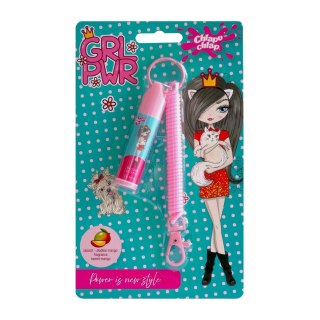 CHLAPU CHLAP CHLAPU CHLAP Balsam do ust z brelokiem Girl Power - słodkie mango 3.2 g