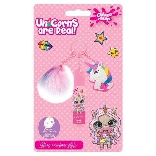 CHLAPU CHLAP CHLAPU CHLAP Balsam do ust z brelokiem Unicorns - wata cukrowa 3.5 g