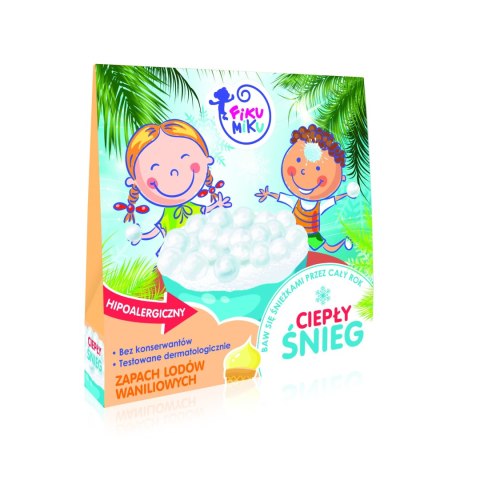 CHLAPU CHLAP CHLAPU CHLAP Fiku Miku Ciepły śnieg o zapachu lodów waniliowych Dla Dzieci 2 x 40 g