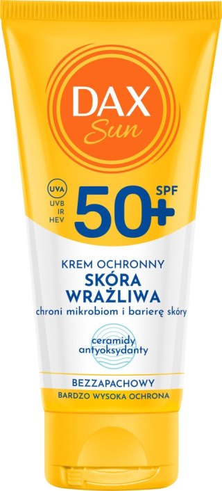 DAX OP. DAX Sun Krem ochronny do twarzy dla skóry wrażliwej SPF 50+ Ceramidy 50 ml