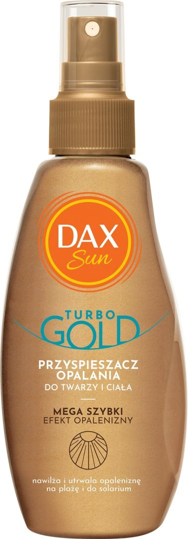 DAX OP. DAX Sun Przyspieszacz opalania do twarzy i ciała Turbo Gold 200 ml