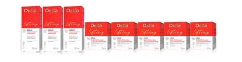 DELIA DELIA Zestaw Lifting (5 x Krem do twarzy + 3 x Serum do twarzy)