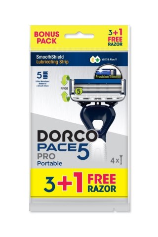 DISICLIN DORCO Maszynka jednorazowa do golenia Pace 5 ostrzowa 3+1