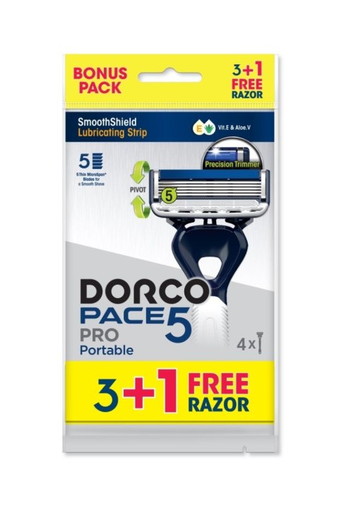 DISICLIN DORCO Maszynka jednorazowa do golenia Pace 5 ostrzowa 3+1