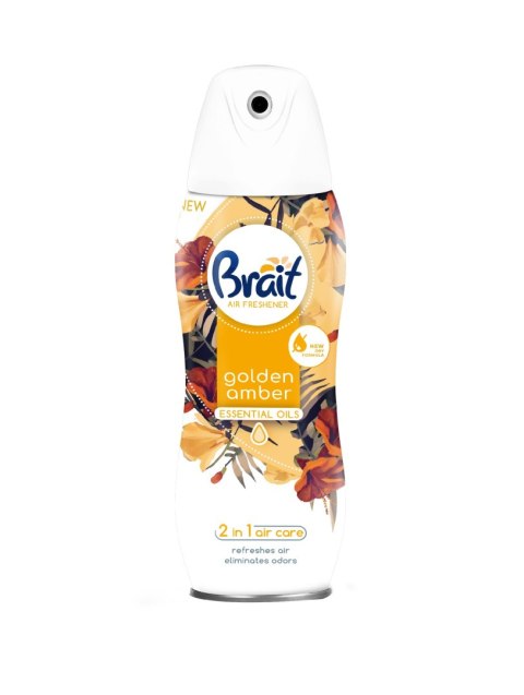DRAMERS BRAIT 2in1 Air Care Suchy Odświeżacz powietrza Golden Amber (Essential Oils) 300 ml