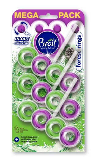 DRAMERS BRAIT Kostka toaletowa 2-faz 3x40g Rings Florest