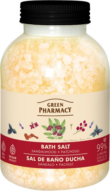 ELFA PHARM GREEN BODY Sól d/kąpieli 1000g Drzewo sandałowe&