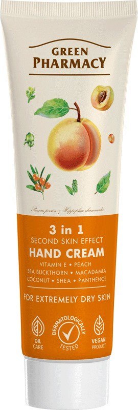 ELFA PHARM GREEN PHARMACY Krem do rąk 3w1 z efektem drugiej skóry 100 ml