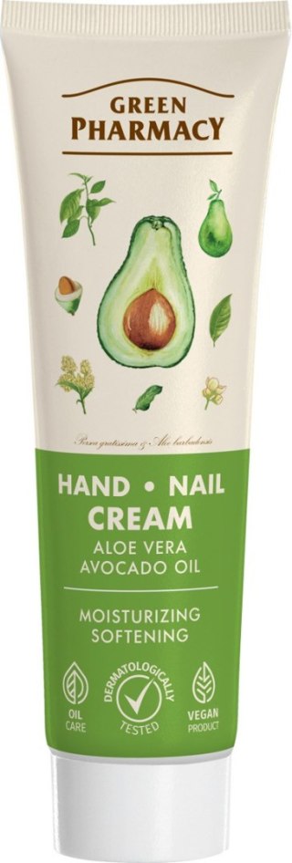 ELFA PHARM GREEN PHARMACY Krem do rąk i paznokci Aloes i Olej z awokado 100 ml
