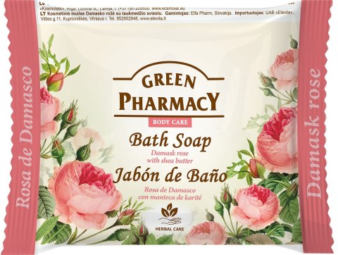 ELFA PHARM GREEN PHARMACY Mydło do rąk w kostce Róża 100 g