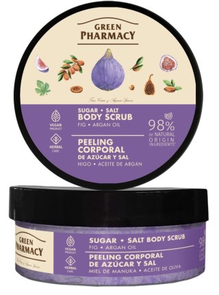 ELFA PHARM GREEN PHARMACY Peeling cukrowo-solny do ciała Figi i Olej arganowy 200 ml