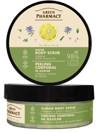 ELFA PHARM GREEN PHARMACY Peeling cukrowo-solny do ciała Werbena + Słodki olejek 200 ml