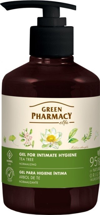 ELFA PHARM GREEN PHARMACY Żel do higieny intymnej Drzewo herbaciane 370 ml