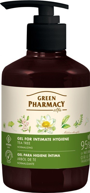 ELFA PHARM GREEN PHARMACY Żel do higieny intymnej Drzewo herbaciane 370 ml