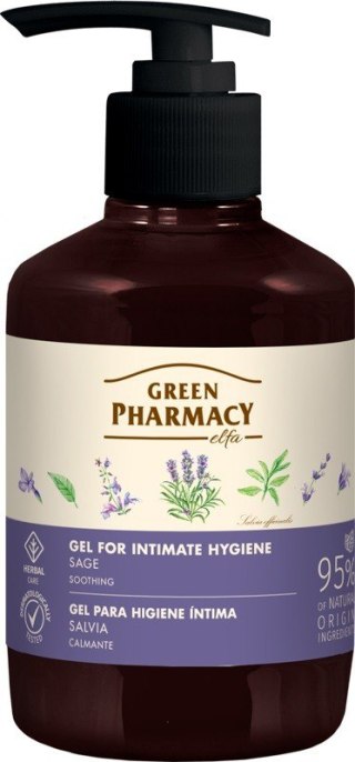 ELFA PHARM GREEN PHARMACY Żel do higieny intymnej Szałwia lekarska 370 ml