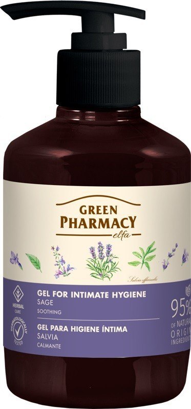 ELFA PHARM GREEN PHARMACY Żel do higieny intymnej Szałwia lekarska 370 ml