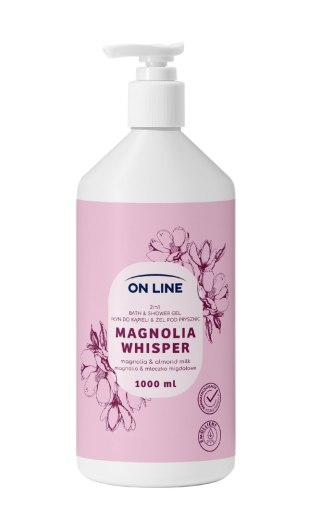 FORTE SWEEDEN ON LINE Płyn do kąpieli i żel pod prysznic 2w1 Magnolia Whisper 1000 ml