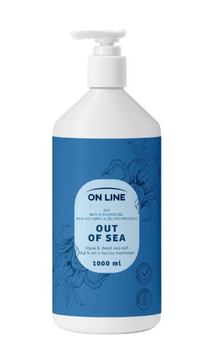 FORTE SWEEDEN ON LINE Płyn do kąpieli i żel pod prysznic 2w1 Out of Sea 1000 ml