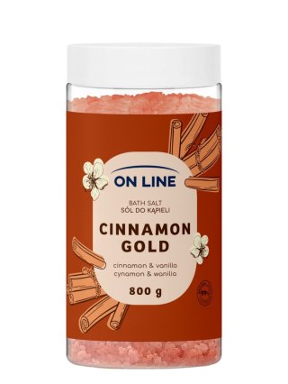 FORTE SWEEDEN ON LINE Sól do kąpieli Cinnamon Gold 800 g
