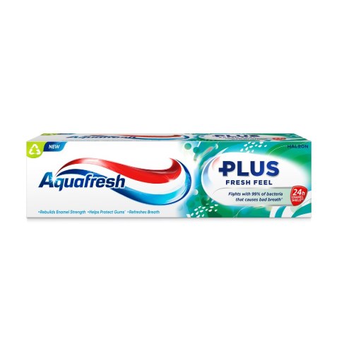 GSK AQUAFRESH Plus Pasta do zębów odświeżająca oddech - Fresh Feel 75 ml