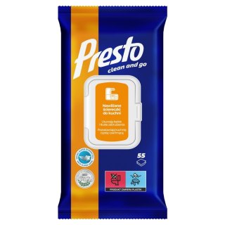 HARPER PRESTO Clean and Go Ściereczki nawilżane do kuchni 1 op. - 55 szt.