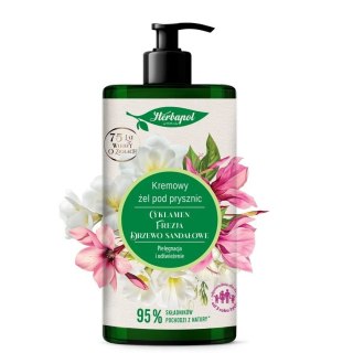 HERBAPOL HERBAPOL Kremowy Żel pod prysznic - Cyklamen & Frezja & Drzewo Sandałowe 740 ml