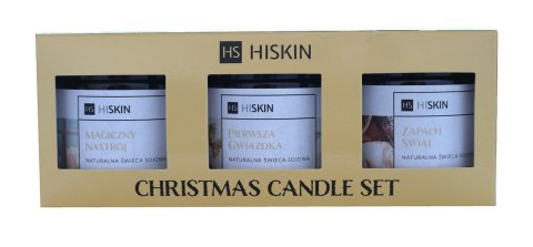 HISKIN HISKIN Christmas Candle Set Zestaw Świec sojowych 1op.-3 sztuki