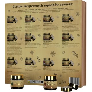 HISKIN HISKIN Home Zestaw prezentowy BAŚNIOWA KSIĘGA - Kalendarz adwentowy (świece zapachowe)