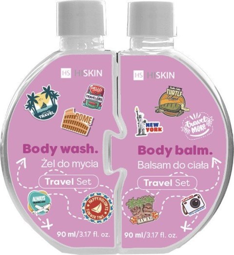 HISKIN HISKIN Puzzle Body Żel do mycia + Balsam do ciała 2 x 90 ml