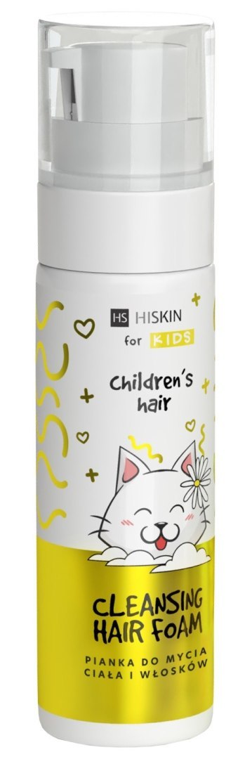 HISKIN HISKIN for Kids Pianka do mycia ciała i włosków - PROTEINY RYŻU 200 ml