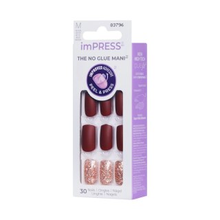 KISS KISS ImPress Sztuczne paznokcie samoprzylepne KIMM010 (rozmiar M) 1 op. - 30 szt.
