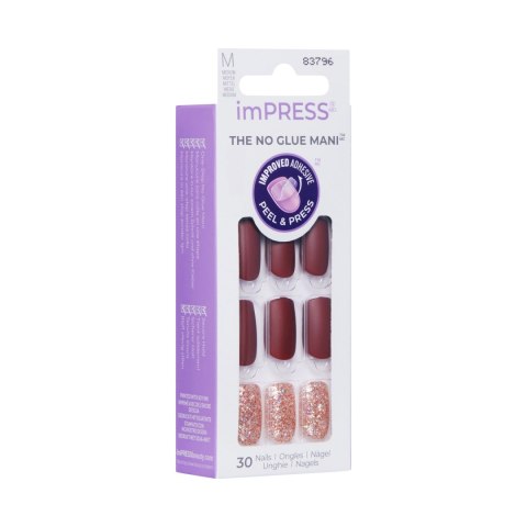 KISS KISS ImPress Sztuczne paznokcie samoprzylepne KIMM010 (rozmiar M) 1 op. - 30 szt.