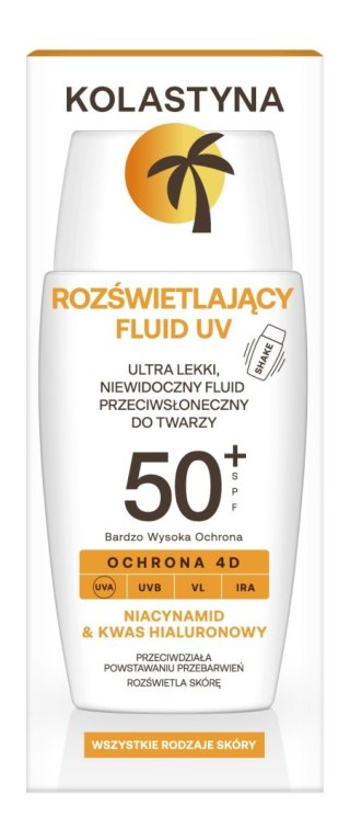 KOLASTYNA OPALANIE KOLASTYNA Fluid do twarzy SPF50+ 50 ml