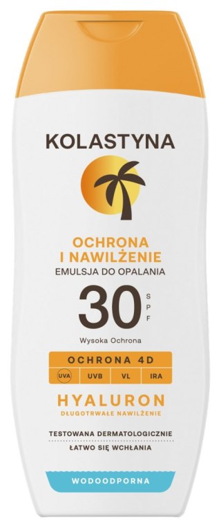 KOLASTYNA OPALANIE KOLASTYNA Ochrona i nawilżenie Emulsja do opalania SPF 30 200 ml