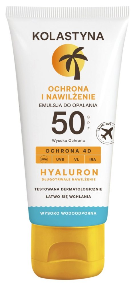 KOLASTYNA OPALANIE KOLASTYNA Ochrona i nawilżenie Emulsja do opalania SPF50+ 80 ml