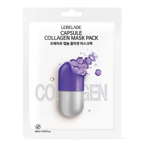 LEBELAGE LEBELAGE Maseczka w płachcie Dr. Capsule Collagen