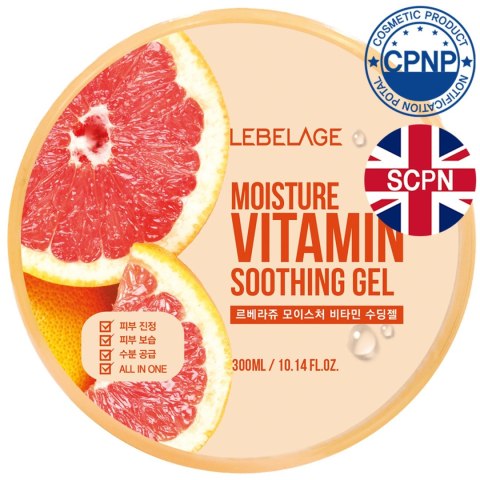 LEBELAGE LEBELAGE Żel do twarzy i ciała Vitamin Purity 100% 300 ml
