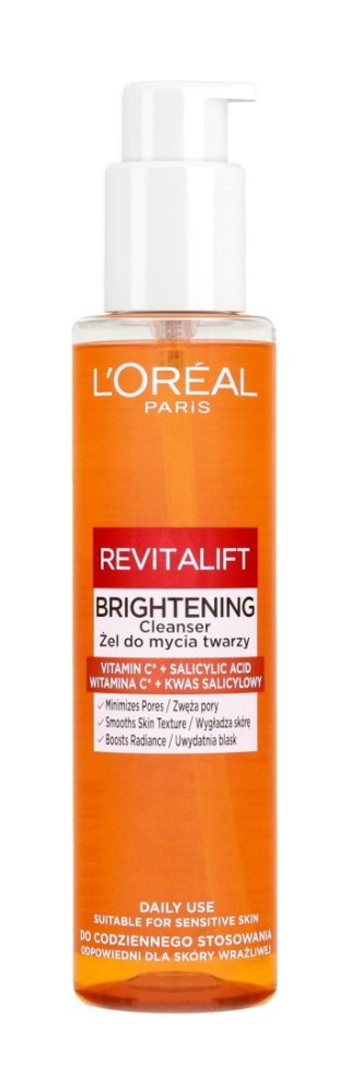 LOREAL LOREAL Revitalift Żel do mycia twarzy z witaminą C i kwasem salicylowym 150 ml