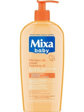 LOREAL MIXA Baby Pieniący się olejek do kąpieli i pod prysznic 400 ml