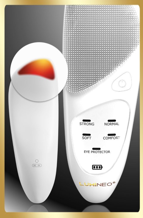 LUMINEO LUMINEO Professional Line Szczoteczka do twarzy Sonic Thermo Brush + Żel Lumineo do skóry delikatnej i wrażliwej